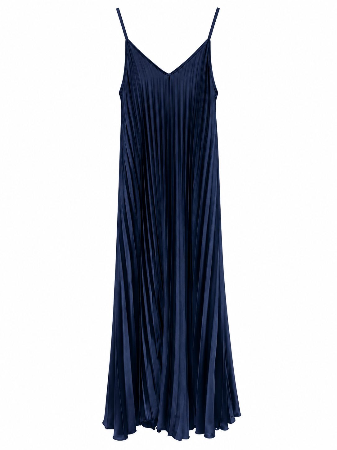 Vestido Plisé navy