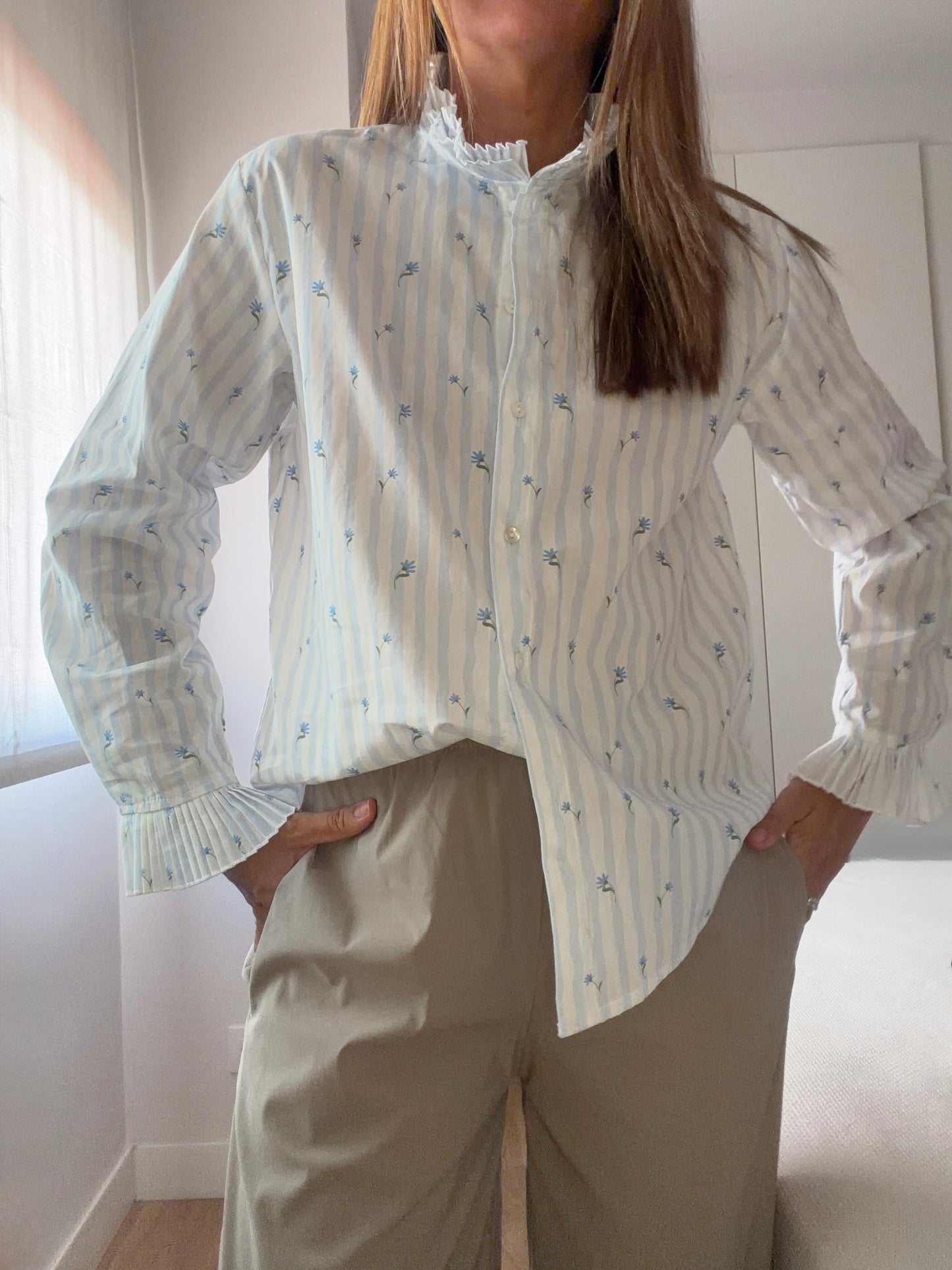 Camisa Camille azul