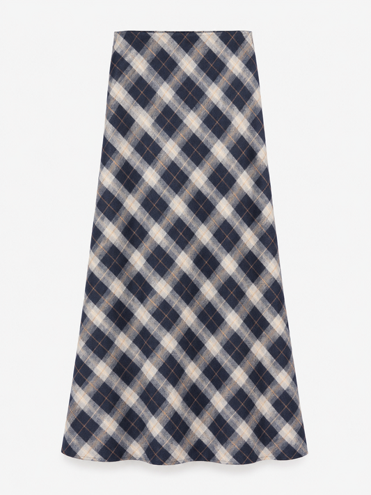 Falda Heritage azul