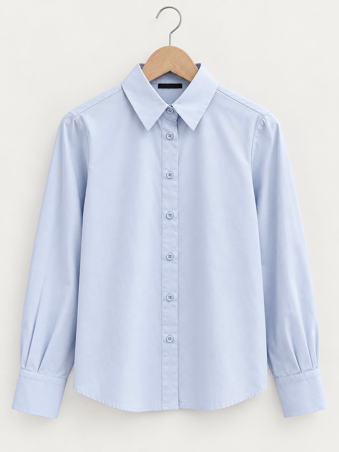 Camisa Popelín celeste