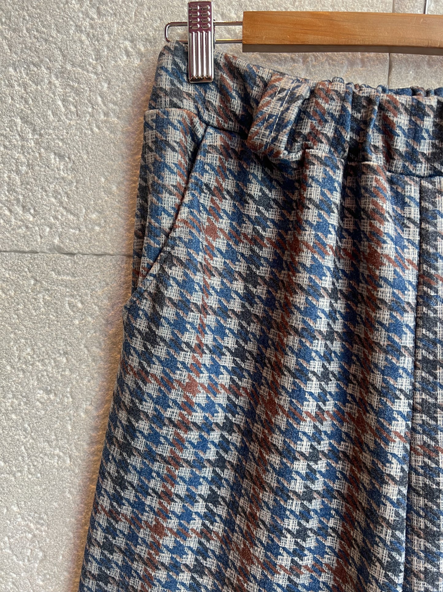 Pantalón Cuadros Gris