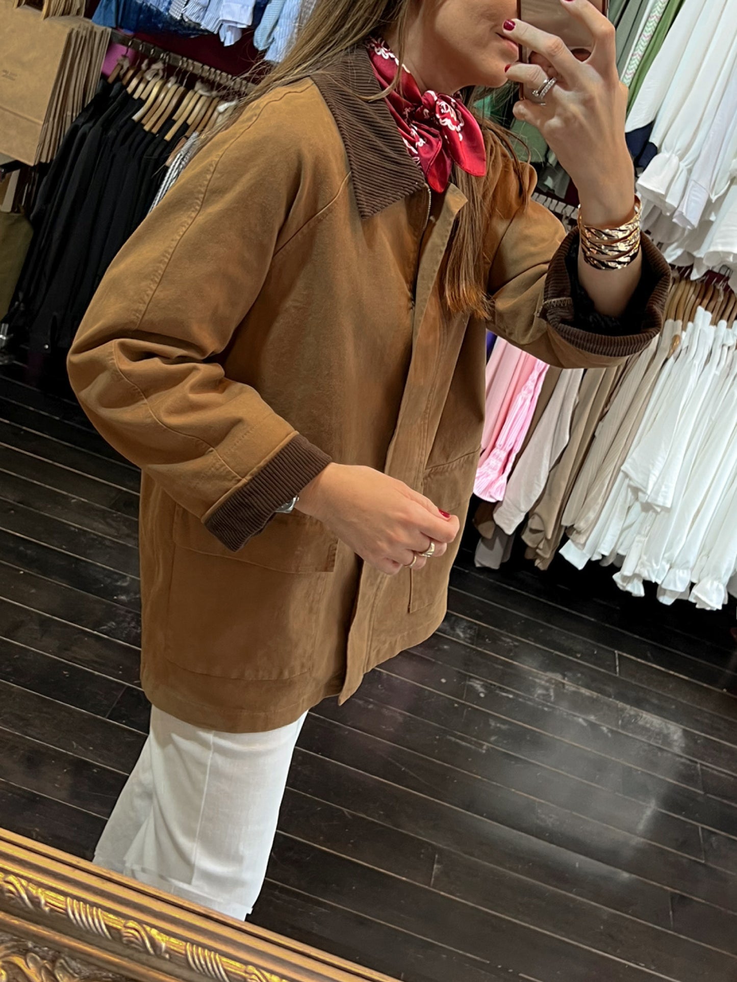 Parka cuello pana