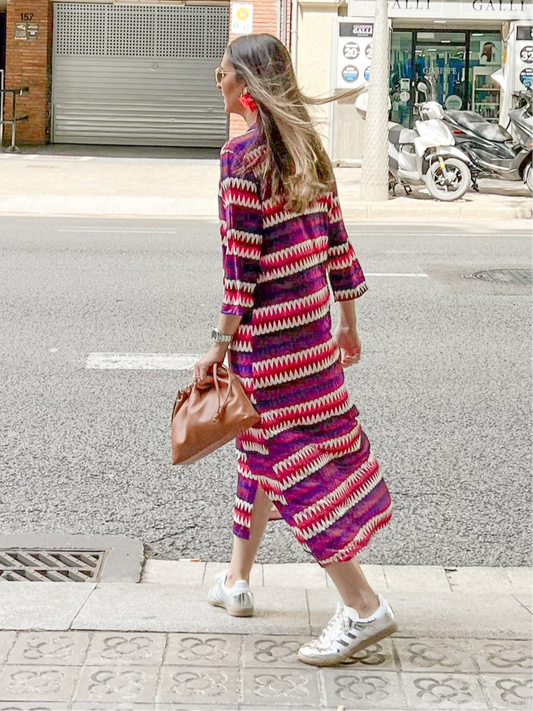 Vestido ZigZag Purple