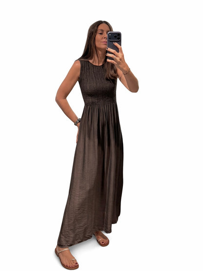 Vestido Gaia chocolate