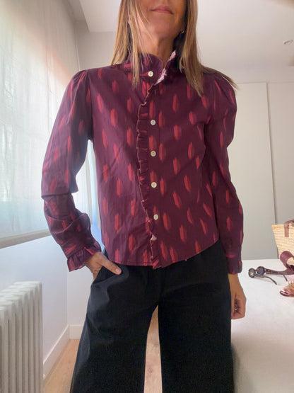 Camisa Paloma berenjena