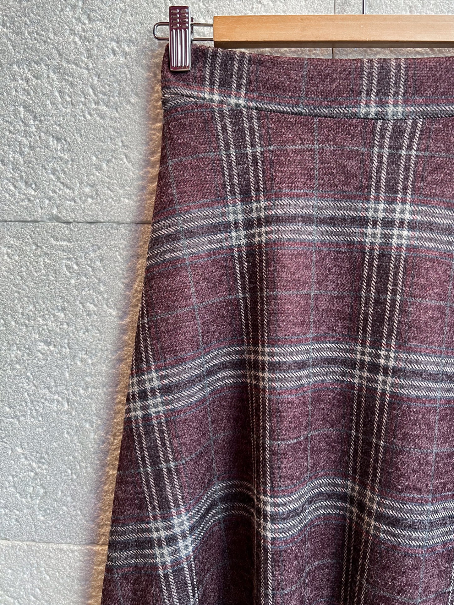 Falda Tartán berenjena