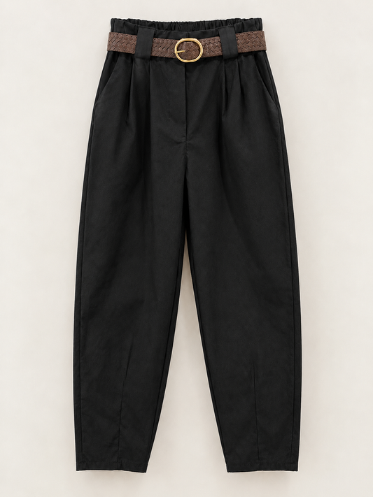 Pantalón bombacho negro