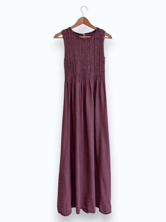 Vestido Gaia berenjena