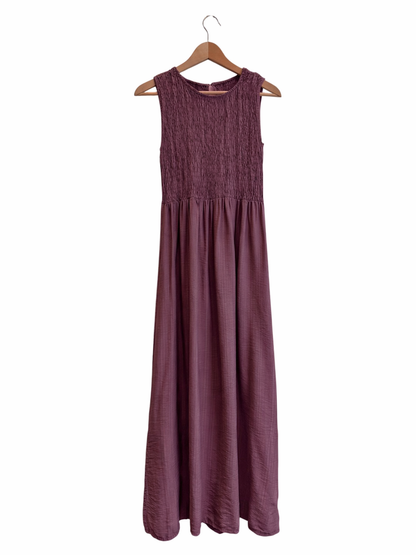 Vestido Gaia berenjena