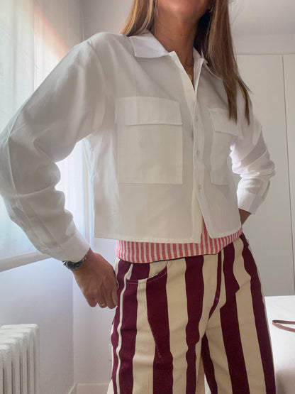 Camisa Oxford blanca
