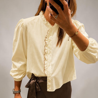 Camisa Niza mantequilla