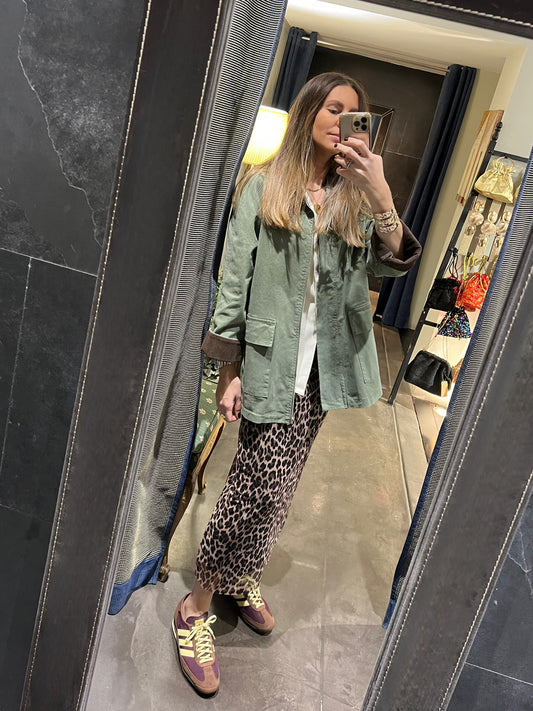 Parka cuello pana