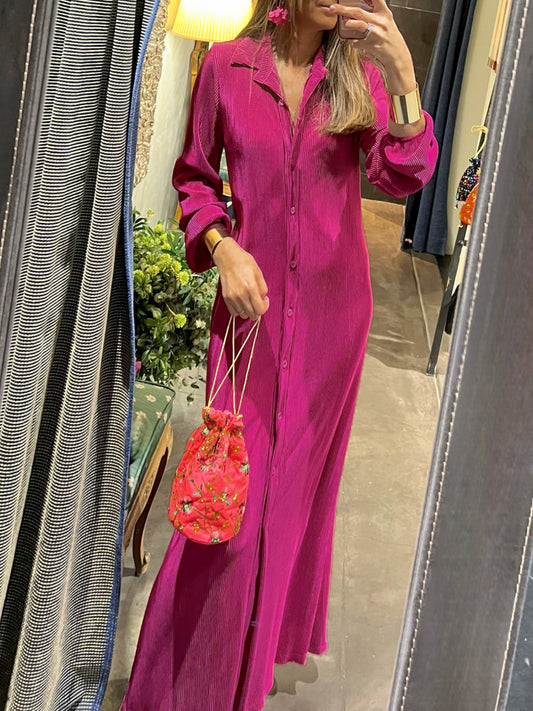 Vestido Plissée