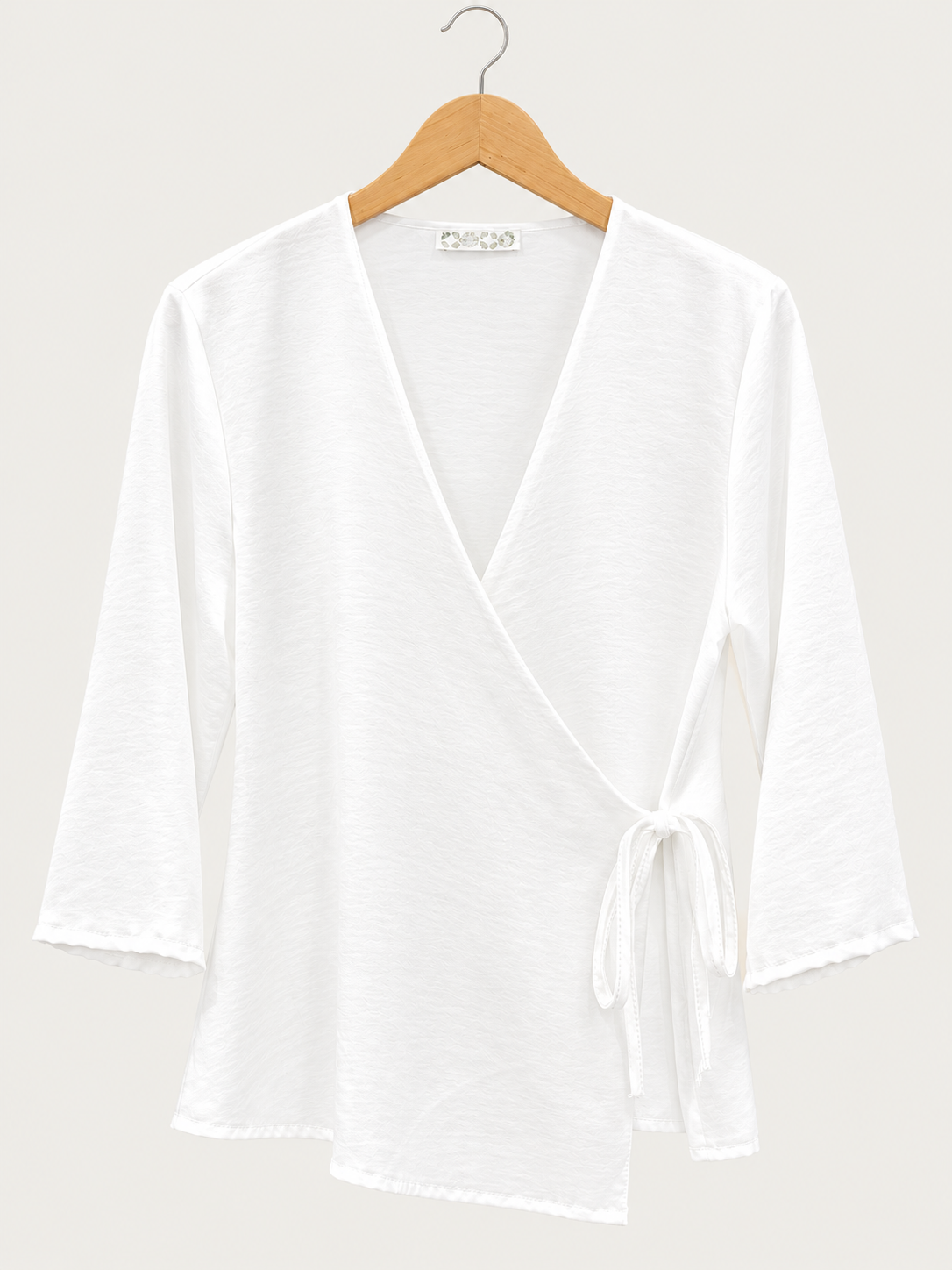 Blusa cruzada blanca