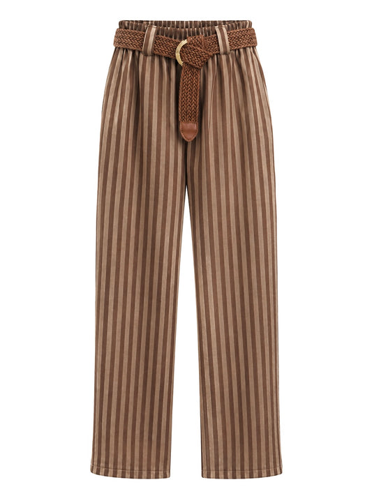Pantalón rayas brown