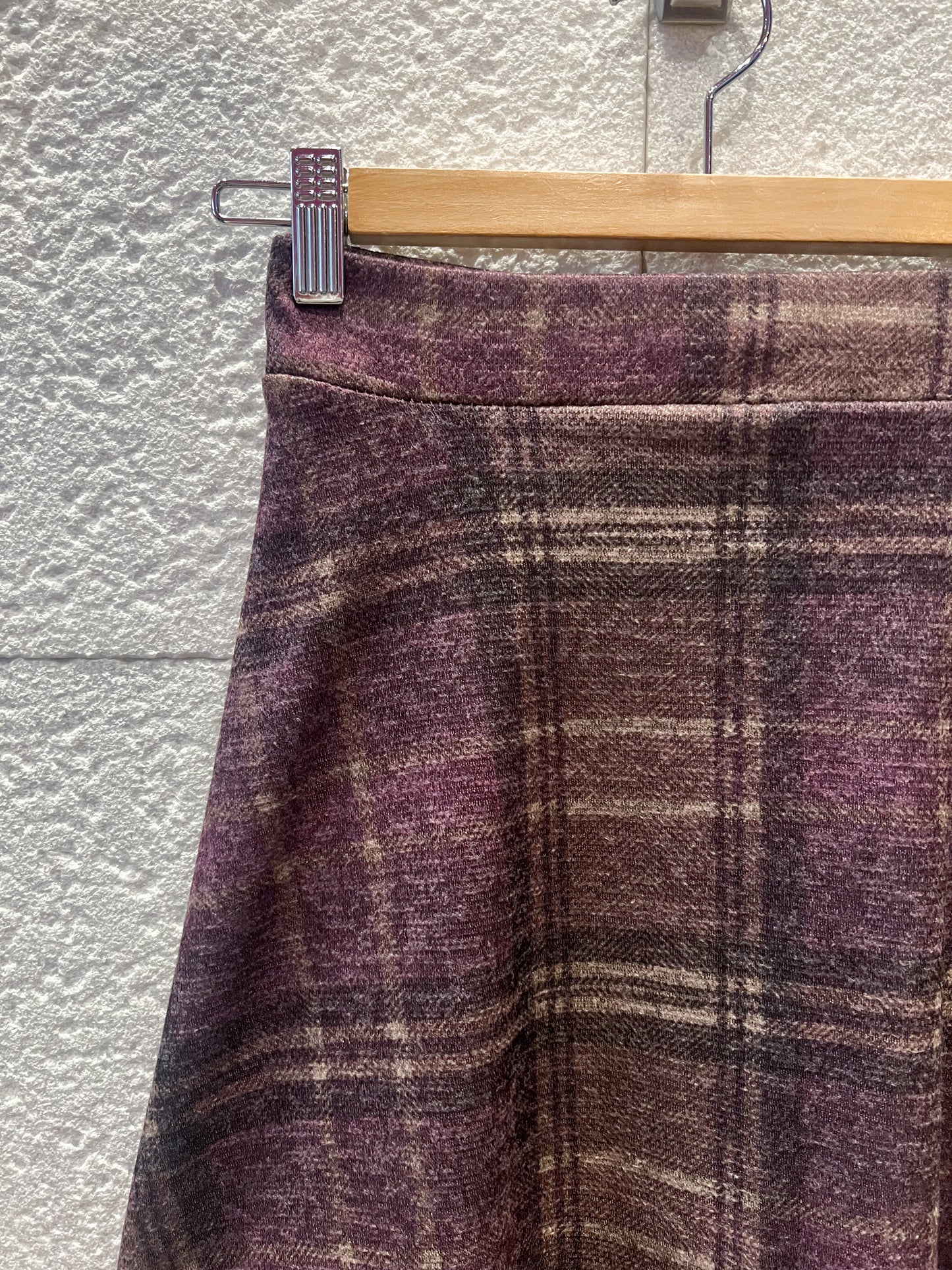 Falda Tartán berenjena