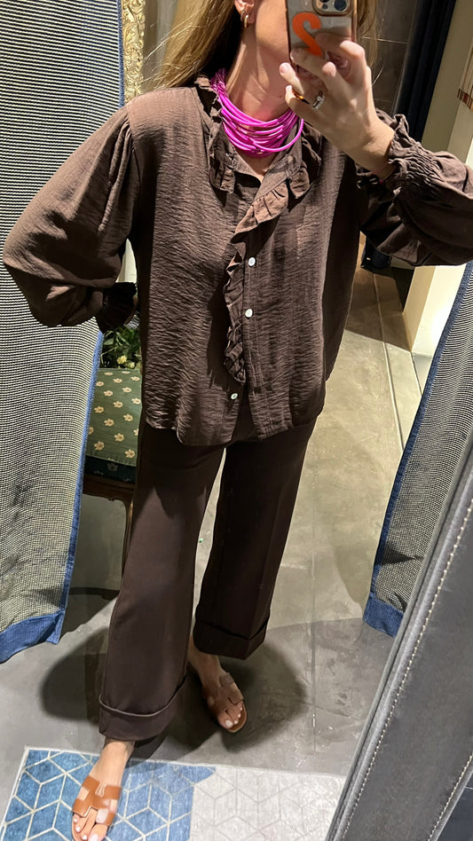Camisa Volantes