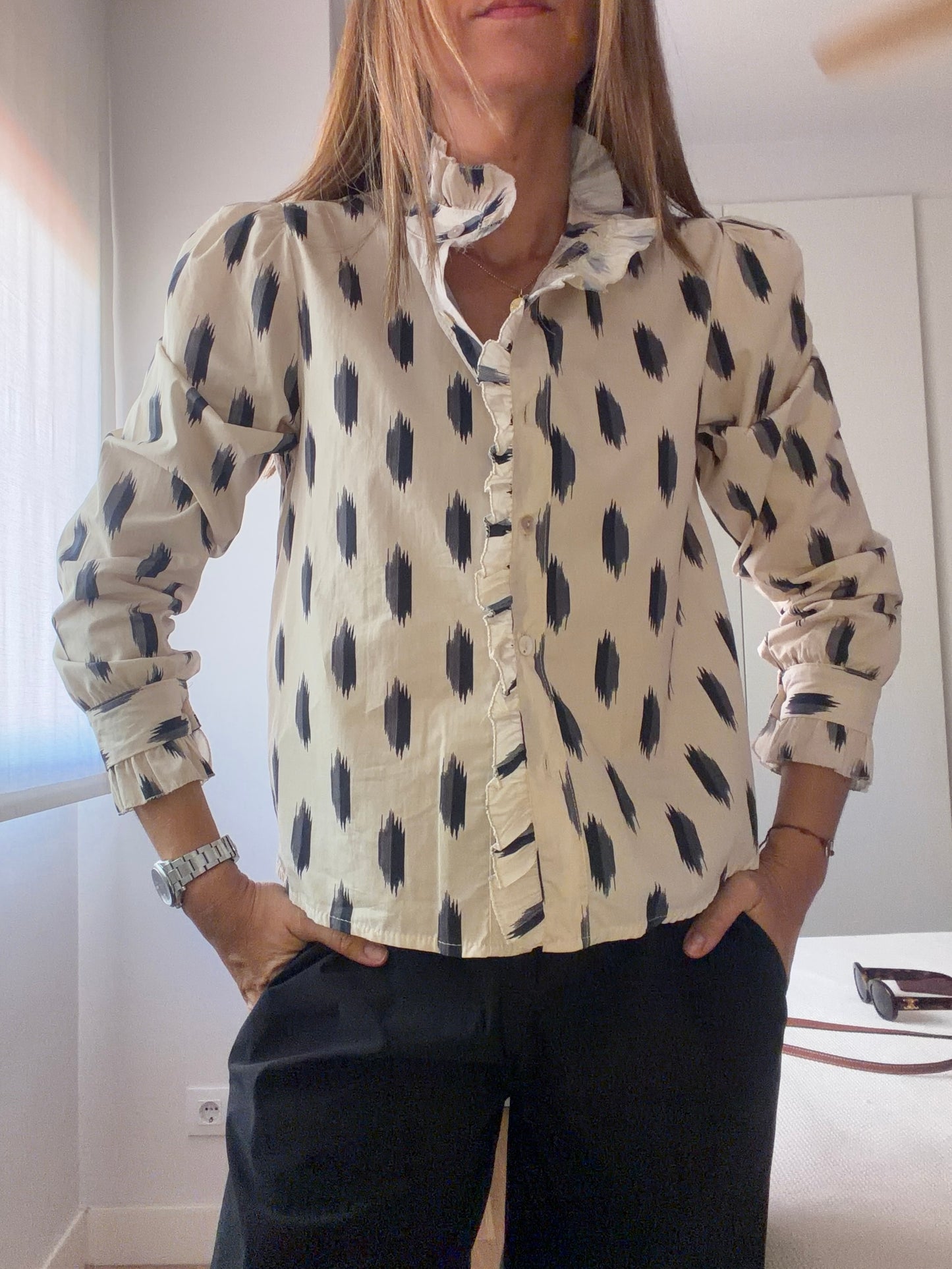 Camisa Paloma crudo