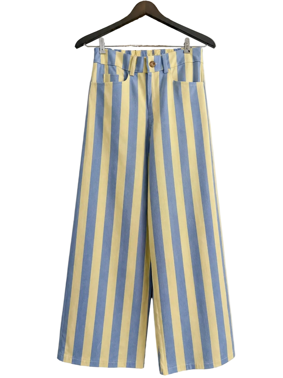 Jeans Rayas blue&yellow