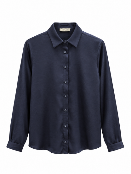 Camisa silk azul