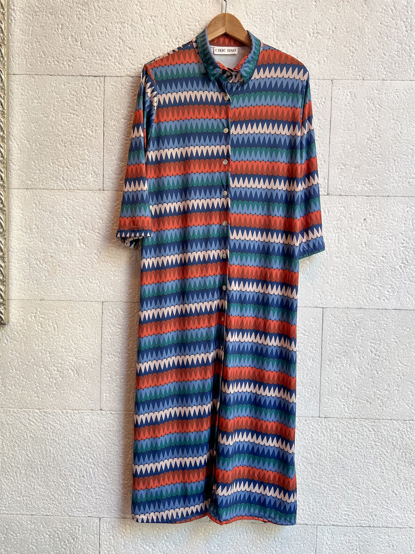 Vestido ZigZag Blue