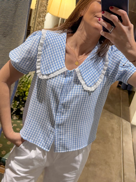 Blusa Petra celeste