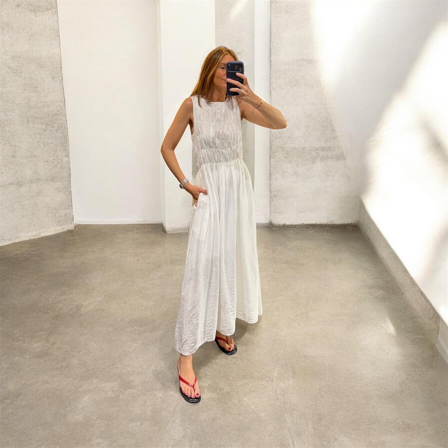 Vestido Toscana white