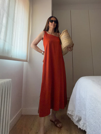 Vestido Terracota