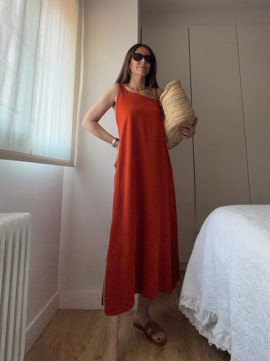 Vestido Terracota