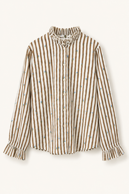 Camisa Camille marrón