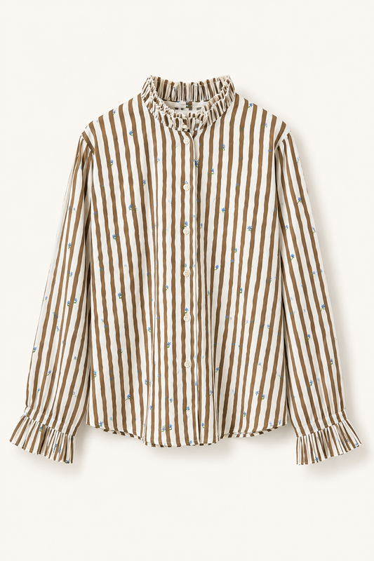 Camisa Camille marrón