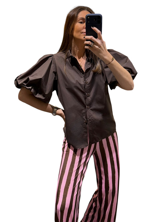 Camisa Poppy chocolate