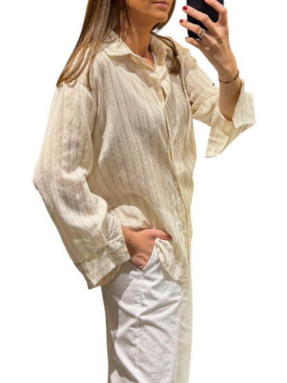 Blusa camisera mantequilla&pink