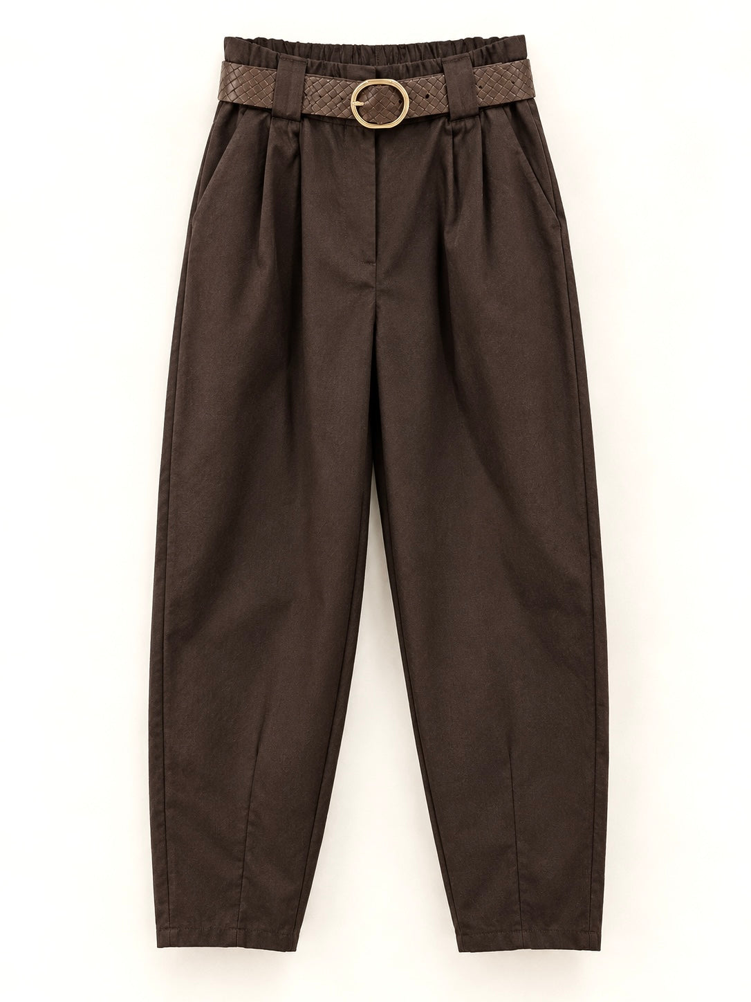 Pantalón bombacho marrón