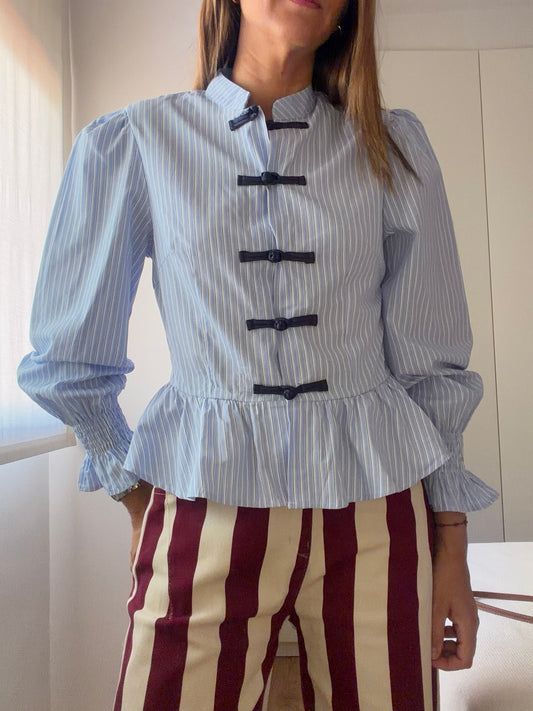 Camisa Shanghai celeste