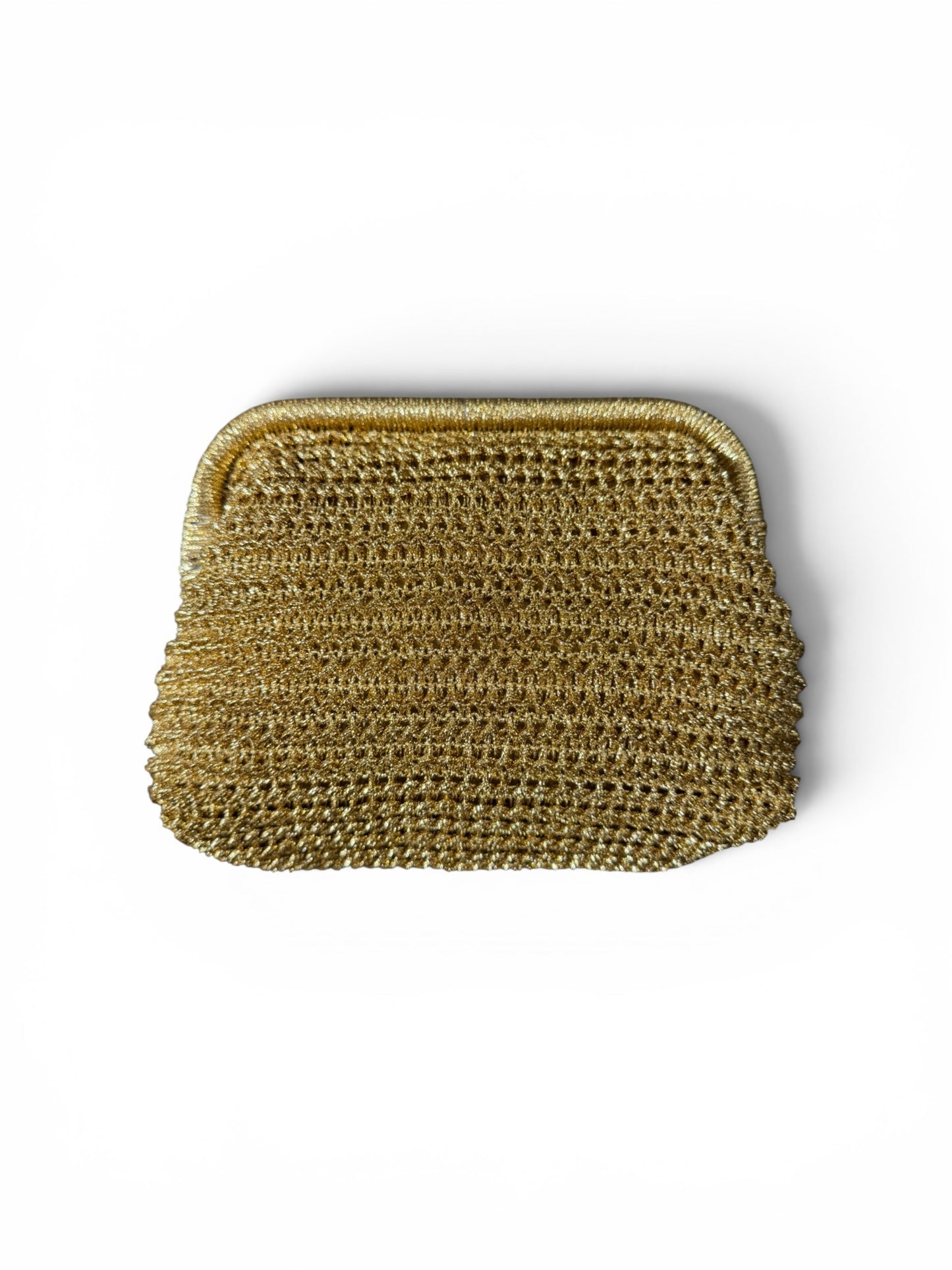 Clutch dorado crochet