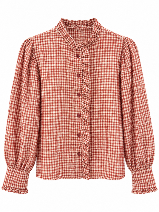 Camisa Vichy Terracotta