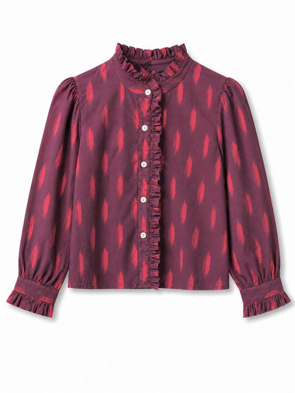 Camisa Paloma berenjena