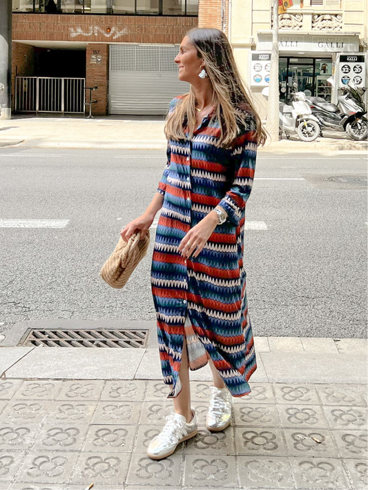 Vestido ZigZag Blue