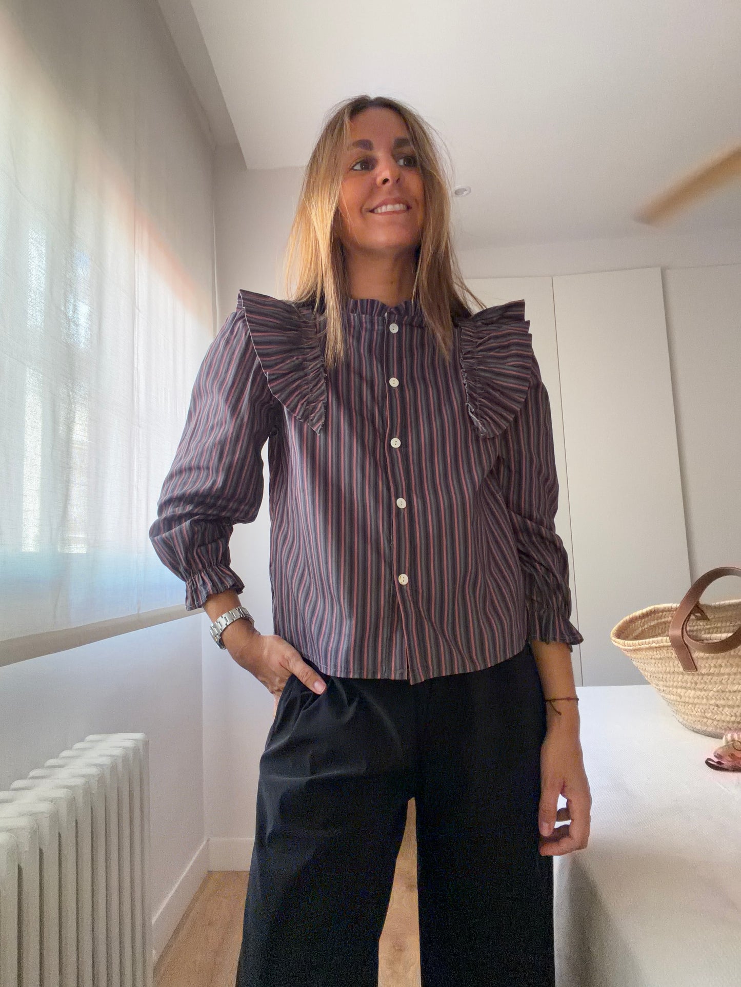 Camisa Biarritz gris