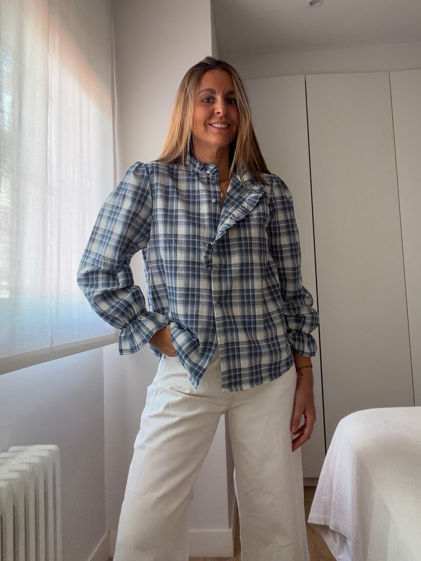 Camisa Bonnie azul
