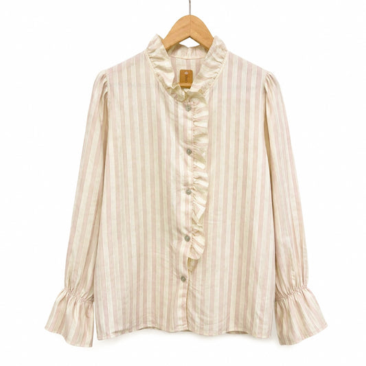 Blusa Volantes mantequilla&pink