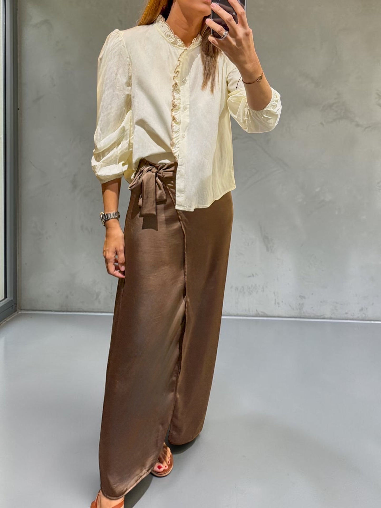 Falda lazada brown