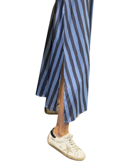Vestido Rayas blue